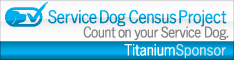 Service Dog Census Project Titanium Sponsor